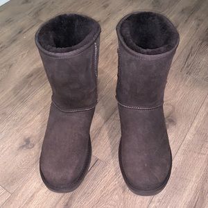 CLASSIC CHOCOLATE BROWN SHORT UGG BOOTS💫 like new